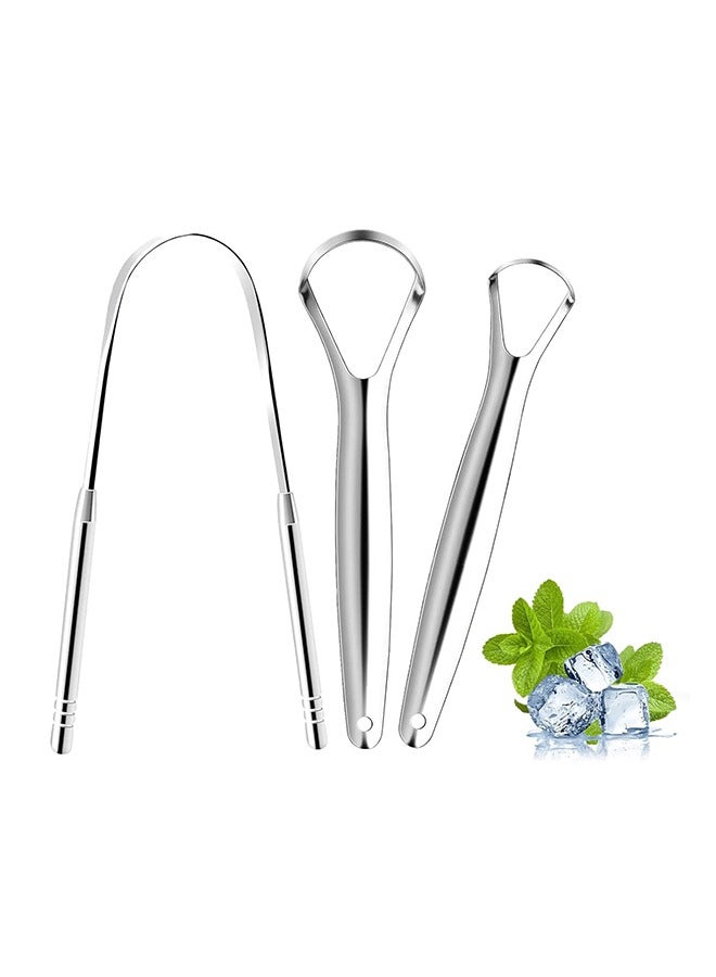 Tongue Scraper (Double-sided tongue scraper cleaner to remove bacteria and fight bad breath) - Image 1