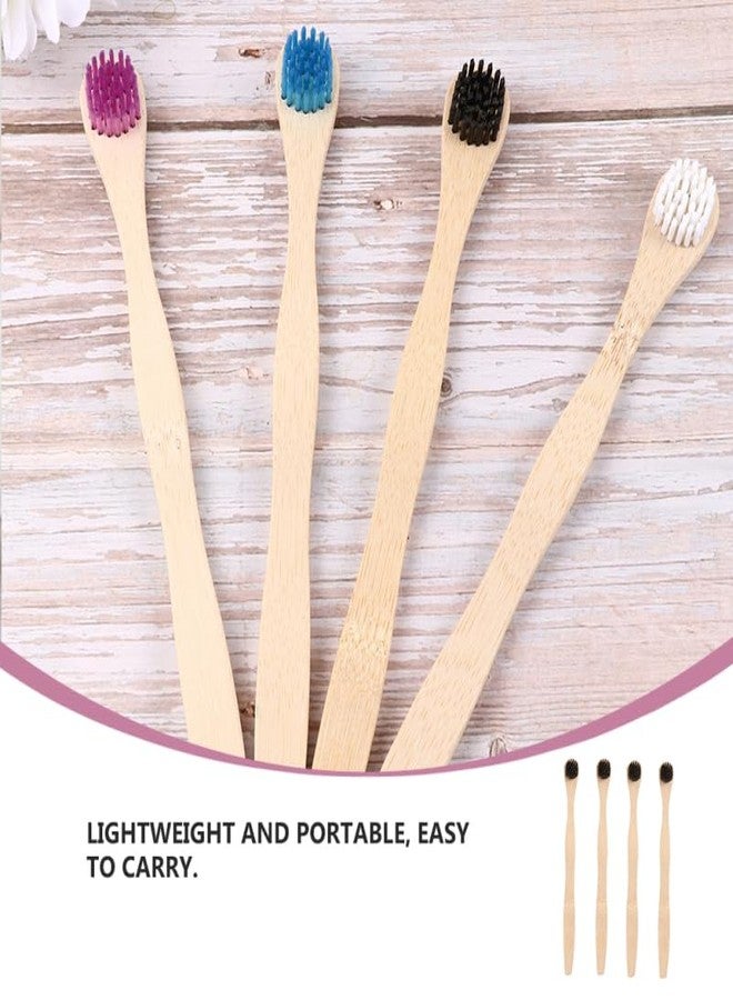HEALLILY Tongue Cleaner 4Pcs Set Tongue Scraper and Cleaning Brush Oral Tools for Fresh Breath and Effective Bad Breath Removal Lightweight Portable 7.44In Length - Image 2