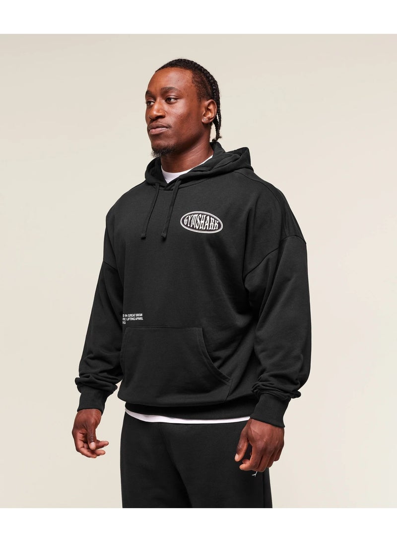 Gymshark Authentic Lifting Apparel Hoodie-(Black) - Image 3