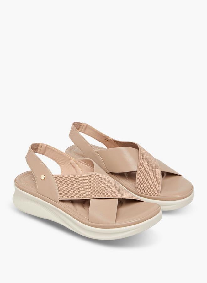 Flora Bella By Shoexpress Women Cross Strap Slingback Sandals - Image 3