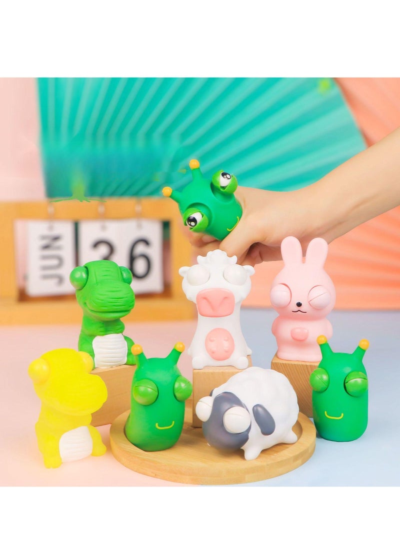 Cool Baby 8PCS Big-Eyed Toy Animal - Image 1