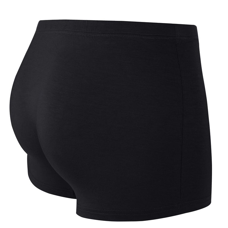 HR H&R Pocket Underwear for Men with Secret Hidden Pocket, Travel Stash Boxer Brief, X-Lager Size 2 Packs (Black) - Image 3