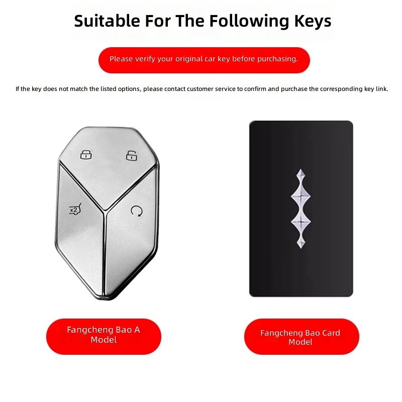 BYD Fangchengbao 5 Key Case – Alloy Frame, Hand Strap & Ring Buckle Options, Fits Bao 5/8, Ti7/Ti3 - Image 2