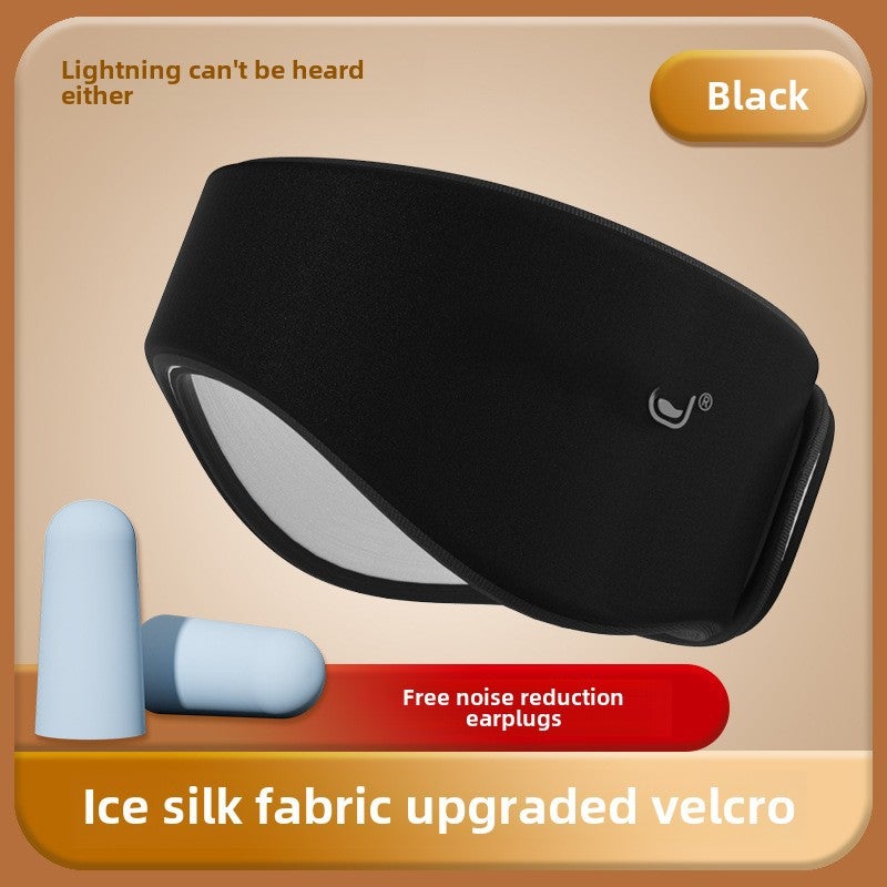 Super Noise-Canceling Earmuffs for Study Dorm Black plus earplugs 