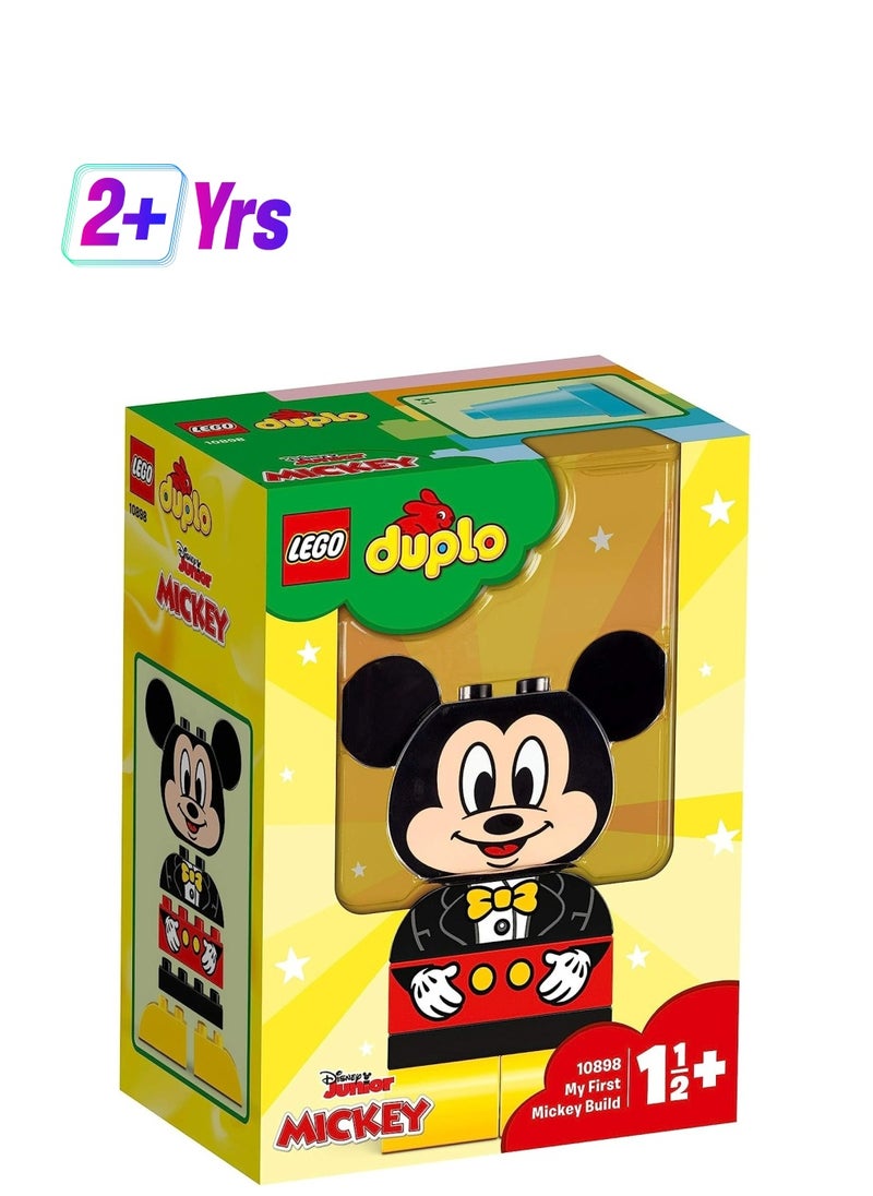 LEGO LEGO 10898 DUPLO Disney Junior My First Mickey Build Set with 2 Buildable Mickey Mouse Outfits, Preschool Toy  - Image 1