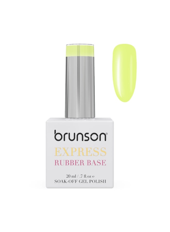 Rubber Base Gel Nail Polish 20Ml - French Rubber Base Coat Long-Lasting, Durable And Chip-Resistant Nail Strengthener Gel Nail Polish Base Coat For Manicure And Pedicure