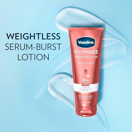 Vaseline Pro VitaB3 Serum Burst Lotion Supple & Soft Healthy, Hydrated Skin, Lightweight 10x Antioxidant Power of Vitamin C with Vitamin B3, Hyaluronic Acid & Peptides, 7.5 fl oz - Image 2