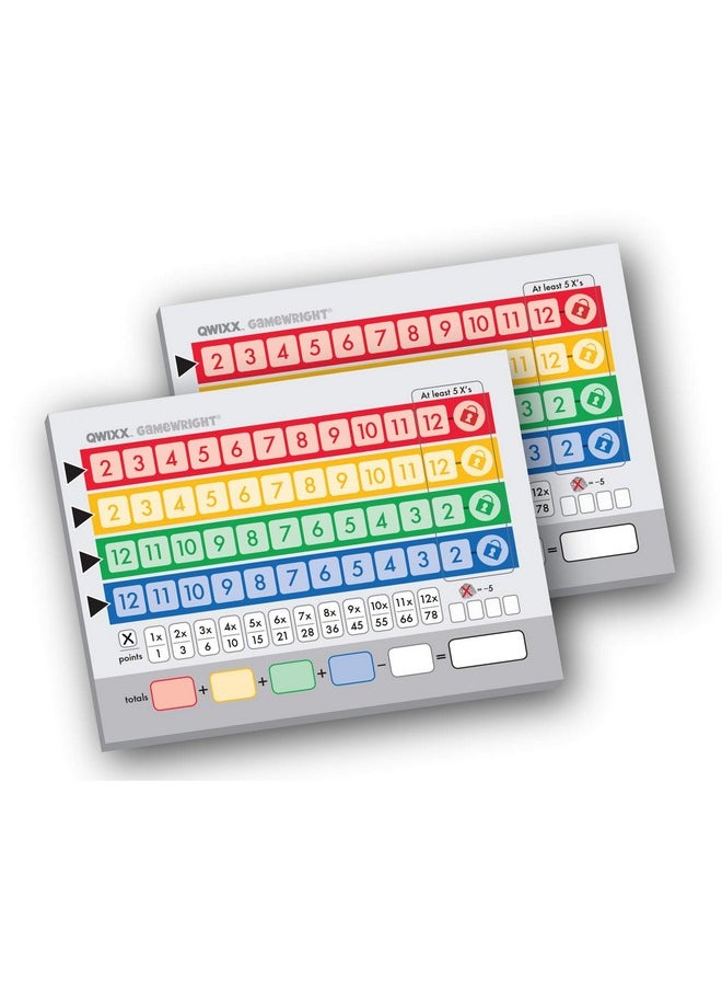 Gamewright Qwixx With 600 Replacement Score Pads  - Image 5