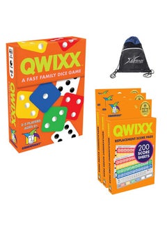 Gamewright Qwixx With 600 Replacement Score Pads  - Image 2