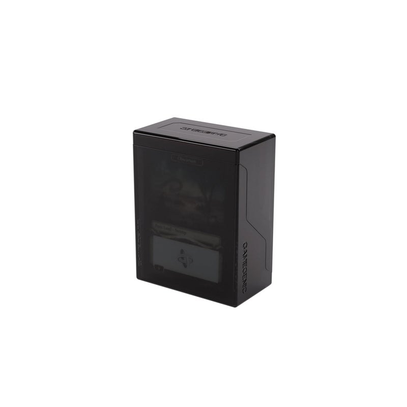 Gamegenic Bastion 50+ XL Deck Box - Compact, Secure, and Perfectly Organized for Your Trading Cards! Safely Protects 50+ Double-Sleeved Cards, Black Color, Made - Image 2