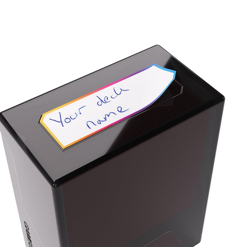 Gamegenic Bastion 50+ XL Deck Box - Compact, Secure, and Perfectly Organized for Your Trading Cards! Safely Protects 50+ Double-Sleeved Cards, Black Color, Made - Image 5