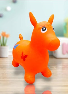 Generic An inflatable bouncy horse toy for children to ride in the shape of a horse - multi-colored  - Image 5