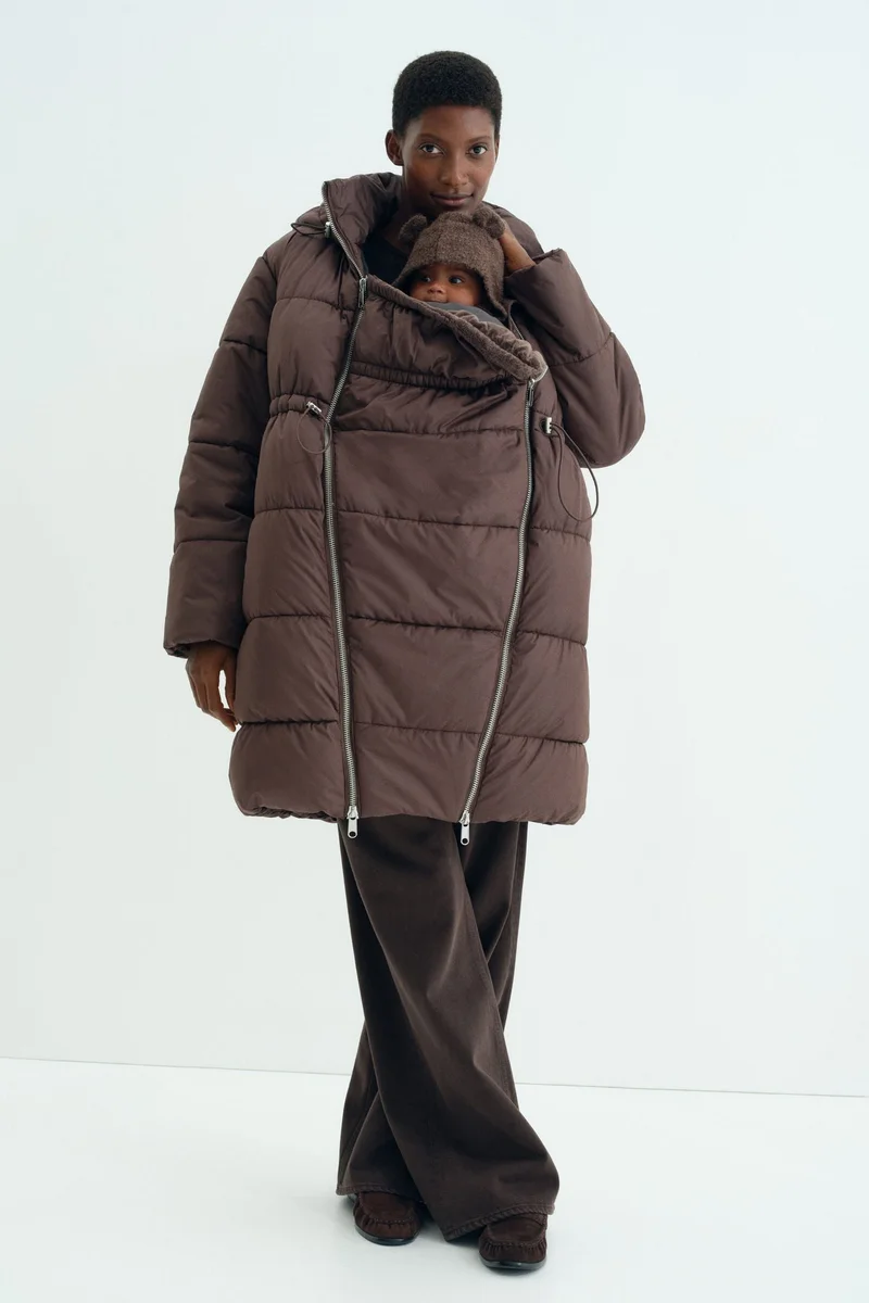 اتش اند ام معطف بتصميم منفوخ من تشكيلة ماما