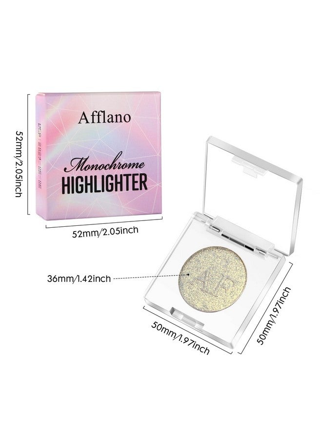 BEUSELF Highlighter Makeup Contour Palette, Gold Silver Duochrome Iluminadores De Maquillaje Metallic Cheek Highlighter Luminizer, Lightweight Shimmer Smooth Baked Powder Sparkly Glow Highlighting, Vegan #03  - Image 5