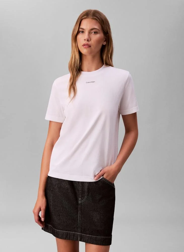 CALVIN KLEIN Graphic Crew Neck T-Shirt