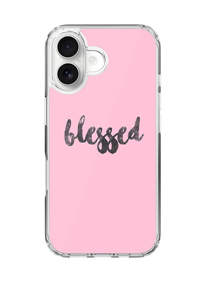Stylizedd Classic Clear MagSafe Case for iPhone 17 , Hybrid Soft Case Flexible Edges Anti Drop TPU PC Gel Thin Transparent Cover [ Designed for iPhone 17 ] - Blessed