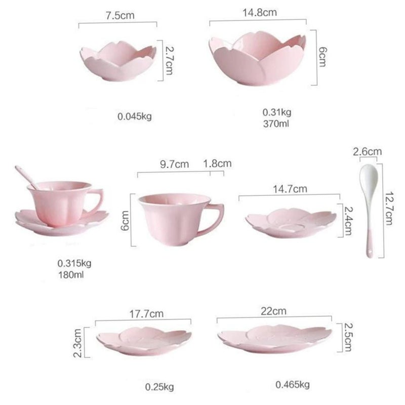 Ceramic Bowl Set With Lid Hand Painted Japanese Style Dinnerware For Kitchen - Image 3