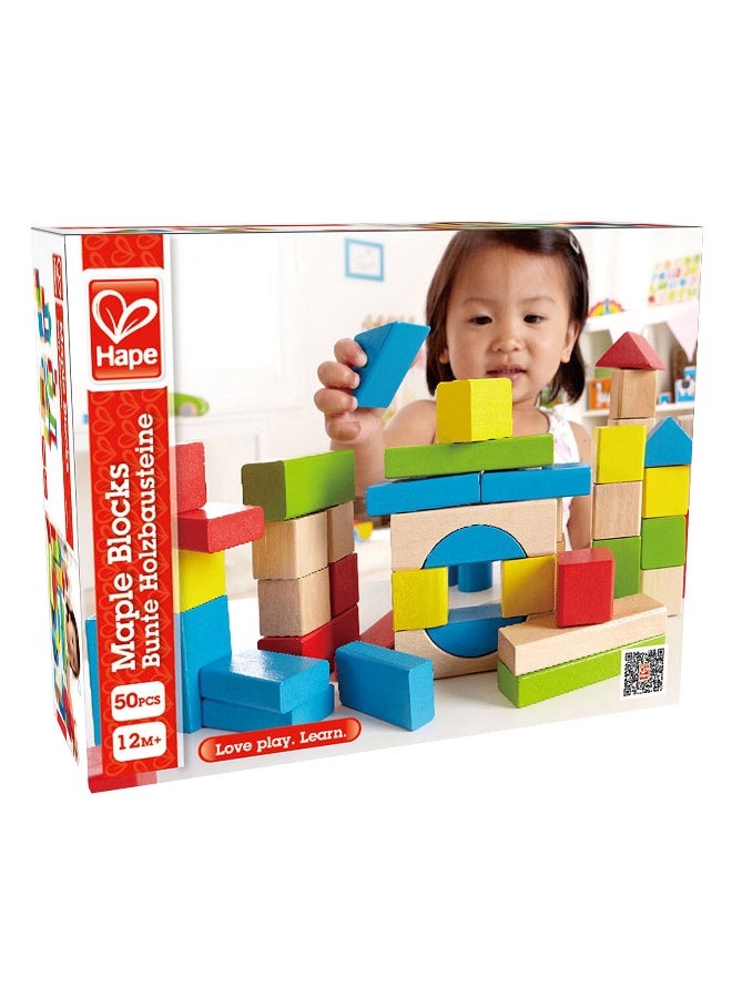 Hape كتل هابي من القيقب (50 قطعة) - Image 1