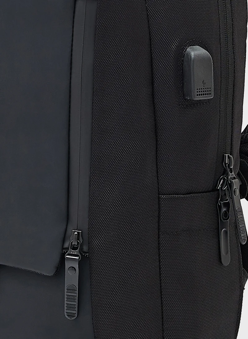 Robert Wood Premium Office Backpack With Laptop Compartment