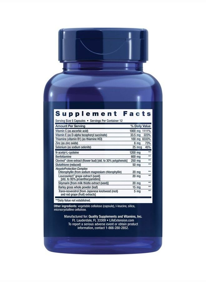 Anti-Alcohol Complex - Supplement for Liver Health Support and Better Mornings After Drink - Gluten-Free, Non-GMO, Vegetarian