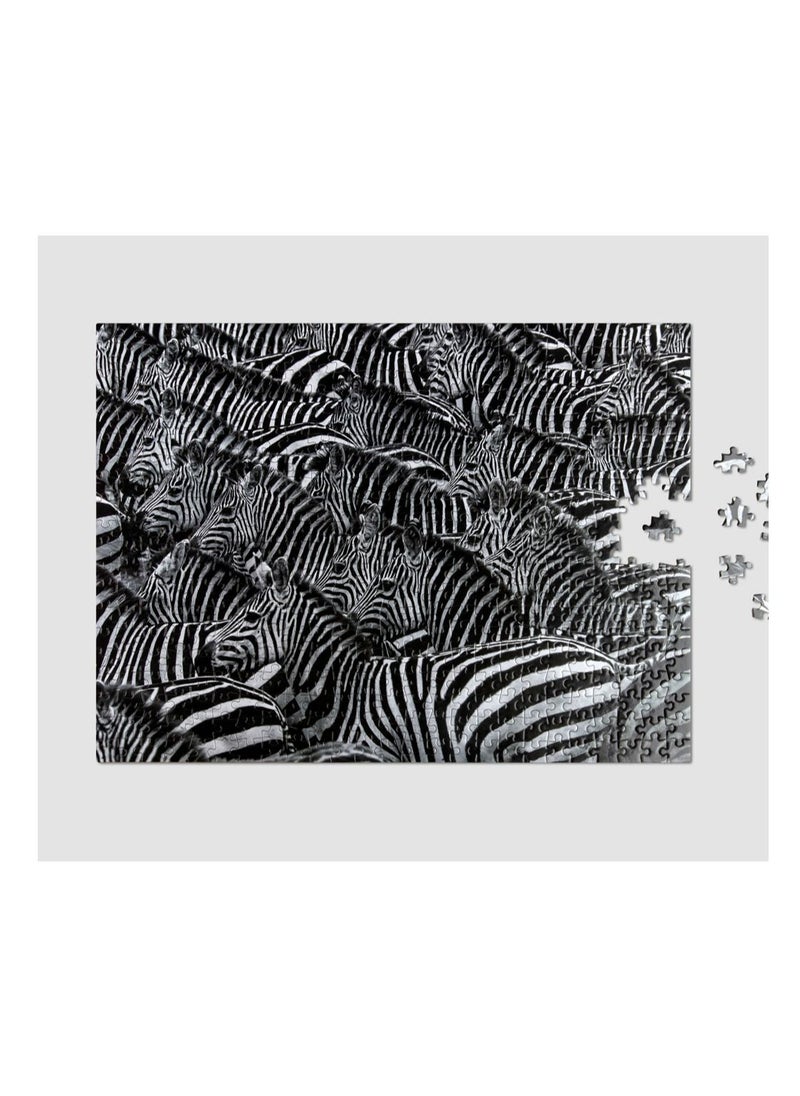 PrintWorks - Puzzle wildlife Pattern Zebra 500pc Jigsaw - Image 1