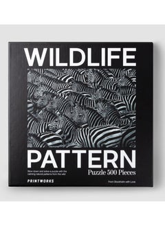 PrintWorks Puzzle wildlife Pattern Zebra 500pc Jigsaw  - Image 1