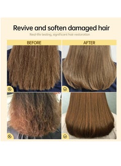 SADOER Hair  Mask Gel, Aloe Vera Moisturizing Hair Mask, Fast And Effective Hair Smoothing Conditioner, Magical Hair Repairing Keratin Essence For Repairing Of Dry And Damaged Hair  - Image 4