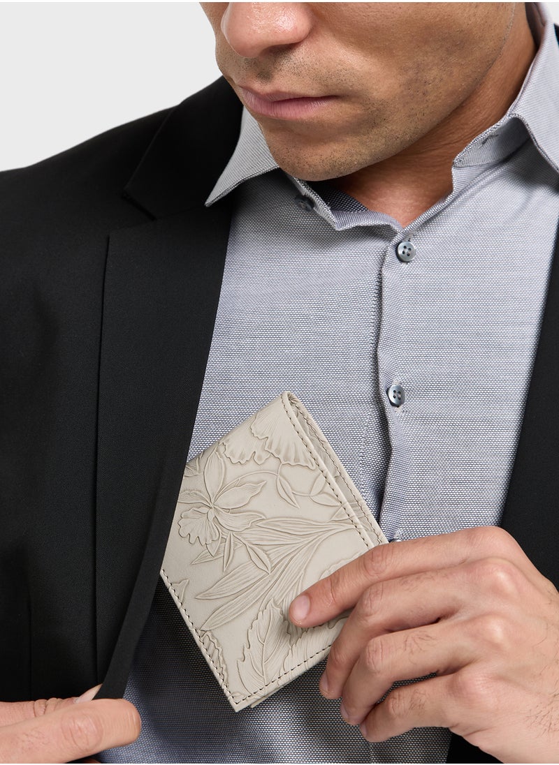 Robert Wood - Textured Bi-Fold Wallet - Image 1