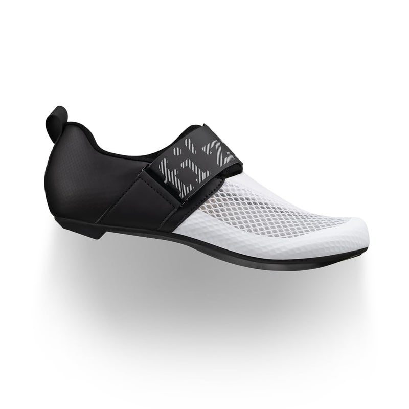 Fizik Transiro Hydra, Highly Breathable Triathlon Innovative Shoes, White/Black, 8.5-9 - Image 2