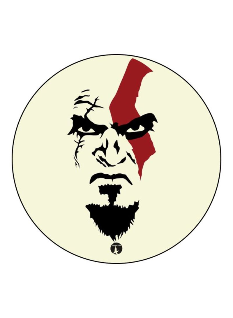 RKN Video Game Theme Printed Mouse Pad  Red/Black/White