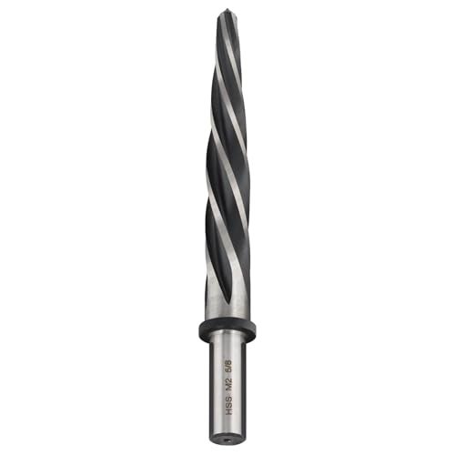 Rocaris 5/8" M2 HSS Taper Chucking Reamer Drill Bit, Taper Reamer Drill Bit for Steel, Alloy, Aluminum, Wood, Plastic - Image 1