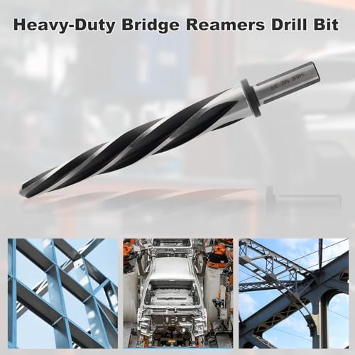 Rocaris 5/8" M2 HSS Taper Chucking Reamer Drill Bit, Taper Reamer Drill Bit for Steel, Alloy, Aluminum, Wood, Plastic - Image 5