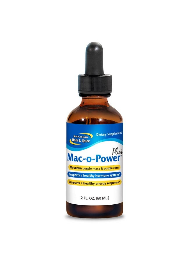 NORTH AMERICAN HERB & SPICE Mac-o-Power Plus - 2 fl. oz - Raw Maca Extract - Supports Healthy Hormone System & Energy Response - Non-GMO - 172 Servings - Image 1