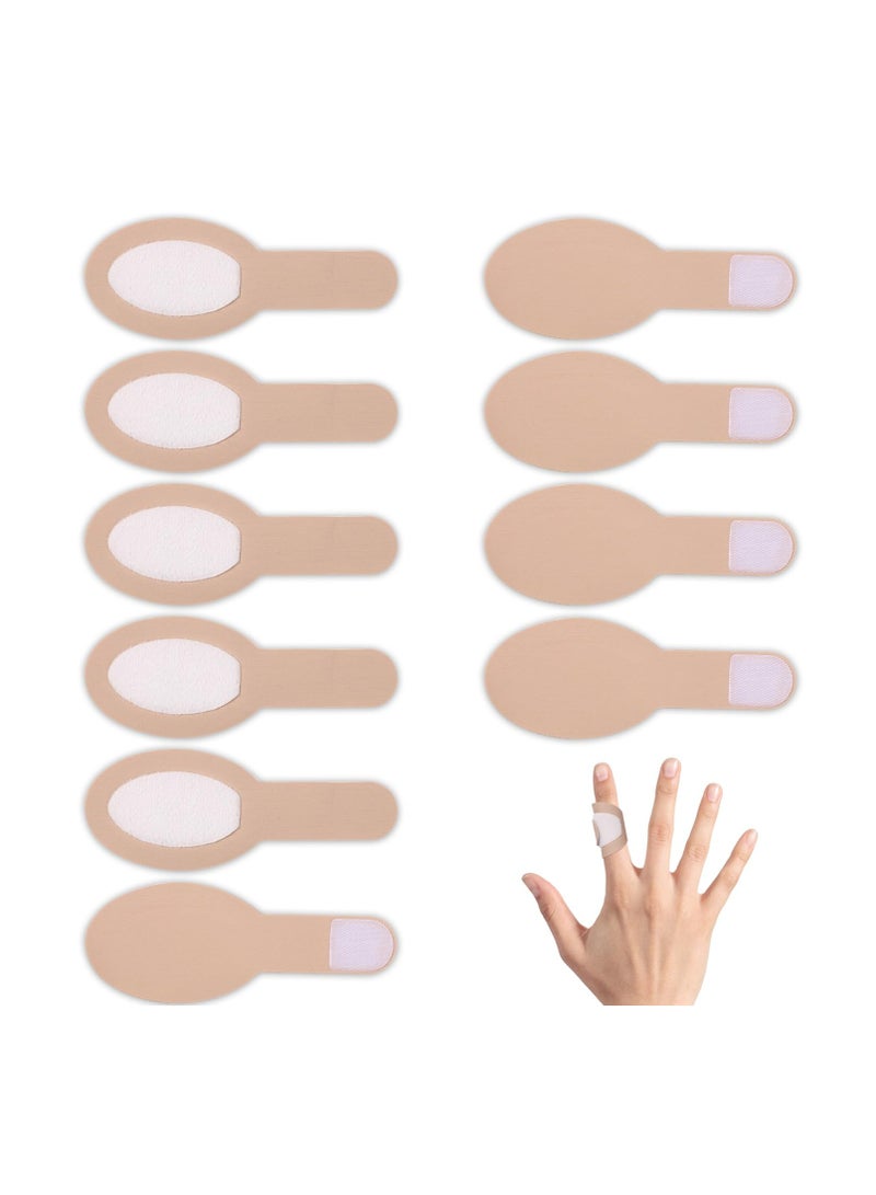 SYOSI 10pcs Castor Oil Pack for Fingers, Castor Oil Pack Wrap Organic Cotton, 4.13x1.57 Inch Soft Cotton Castor Oil Wrap for Finger Tingling Finger Arthritis Finger Cracking Castor Oil Wrap Finger Wrap - Image 1