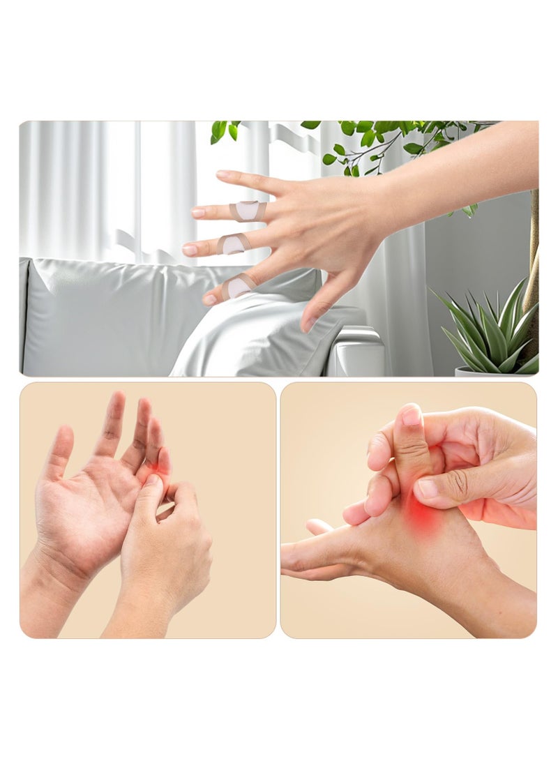 SYOSI 10pcs Castor Oil Pack for Fingers, Castor Oil Pack Wrap Organic Cotton, 4.13x1.57 Inch Soft Cotton Castor Oil Wrap for Finger Tingling Finger Arthritis Finger Cracking Castor Oil Wrap Finger Wrap - Image 5