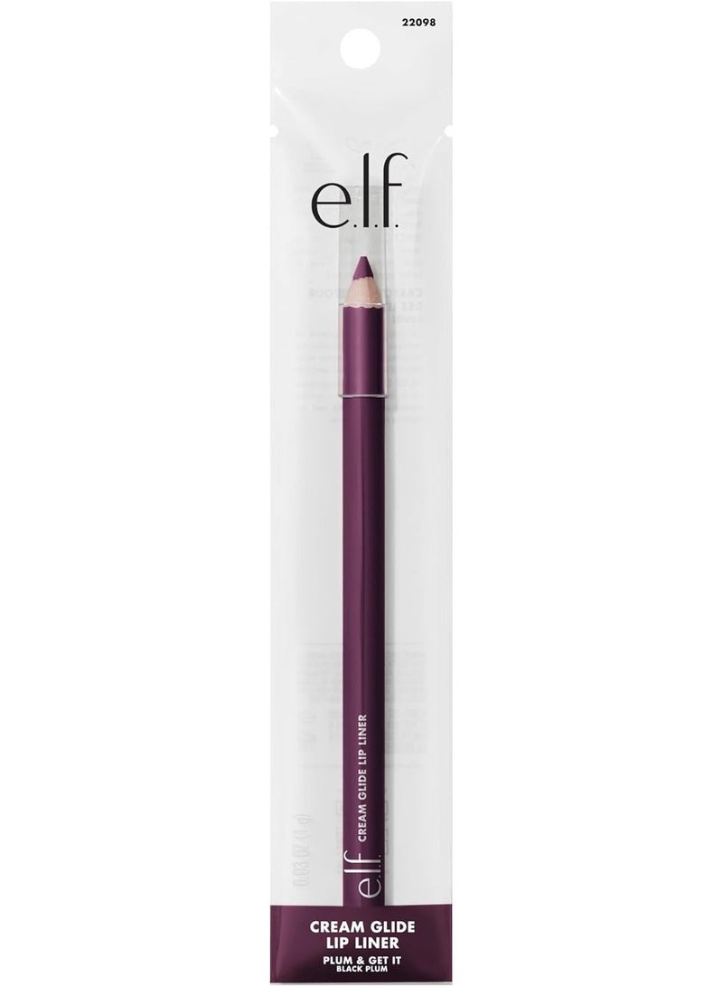 إلف محدد شفاه كريمي سهل الاستخدام، لون برقوقي، 0.03 أونصة - Image 3