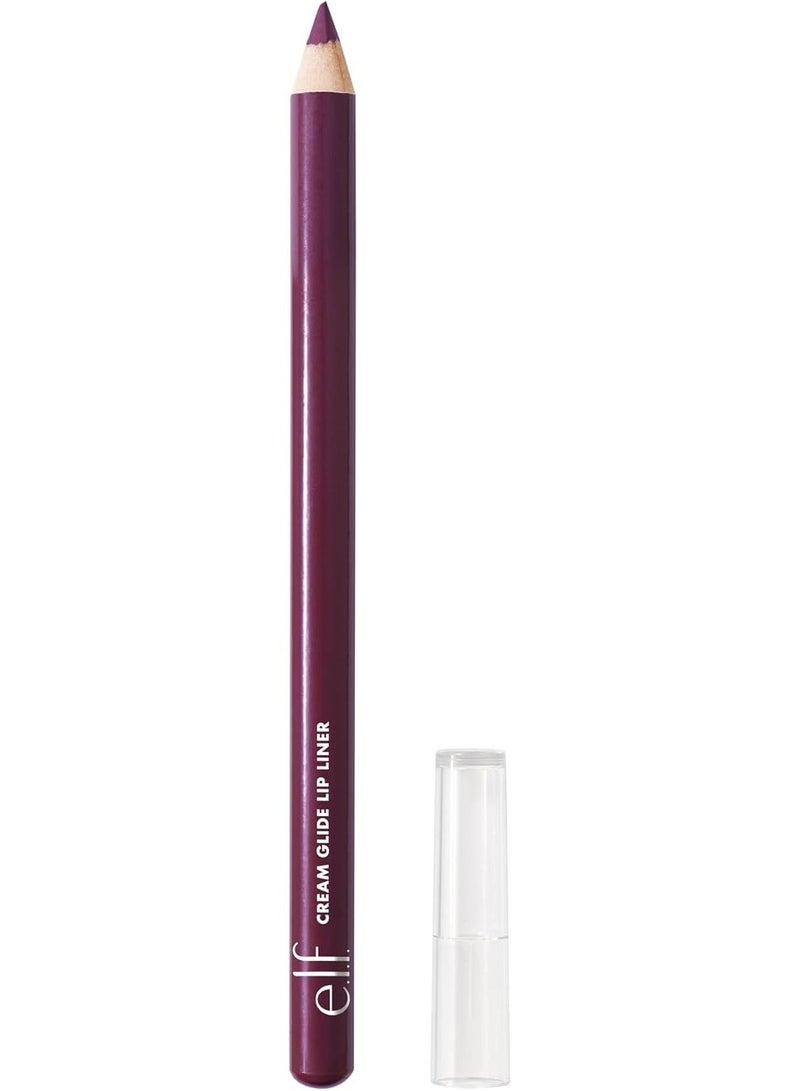 إلف محدد شفاه كريمي سهل الاستخدام، لون برقوقي، 0.03 أونصة - Image 1