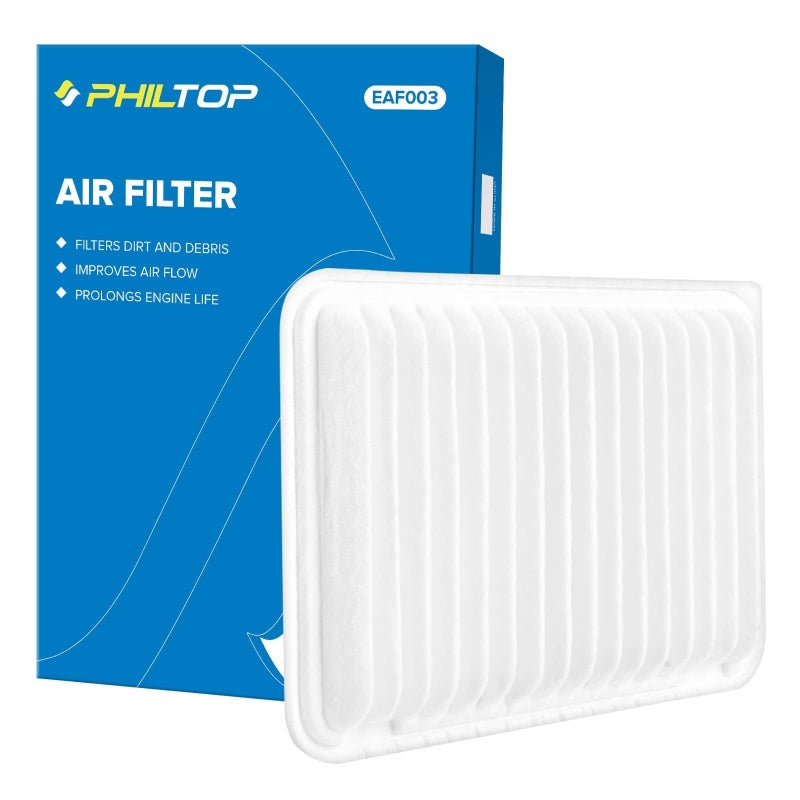 PHILTOP Engine Air Filter CA10171 Replacement for Camry 20072009 24L Camry 20102017 25L Venza 20092016 27L  Gas L4 Engine