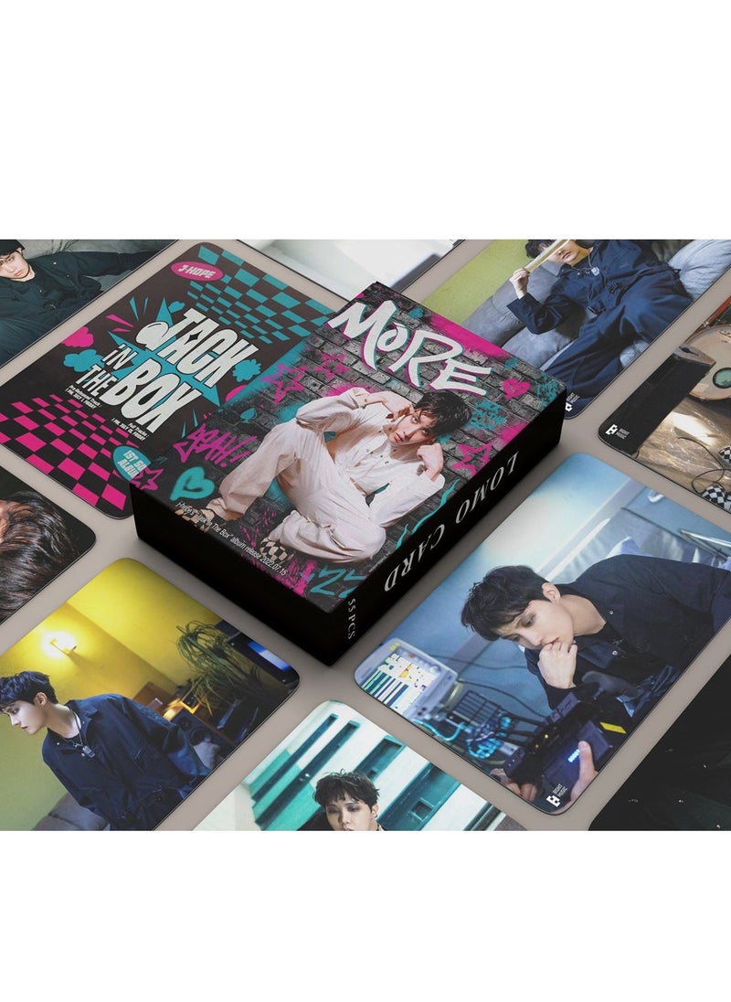 EHOME 55Pcs BTS member J-HOPE New Song JACK IN BOX Lomo Cards  - Image 1