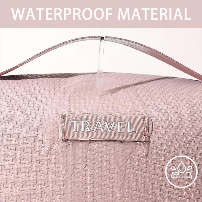 Water-Resistant Electronic Organizer Bag for Tech Accessories, Travel Pouch for Chargers, Cables, Power Banks, Hard Drives, Memory Cards, Portable Electronics Storage Case (Pink, 24 x 15 x 11 cm) - Image 3