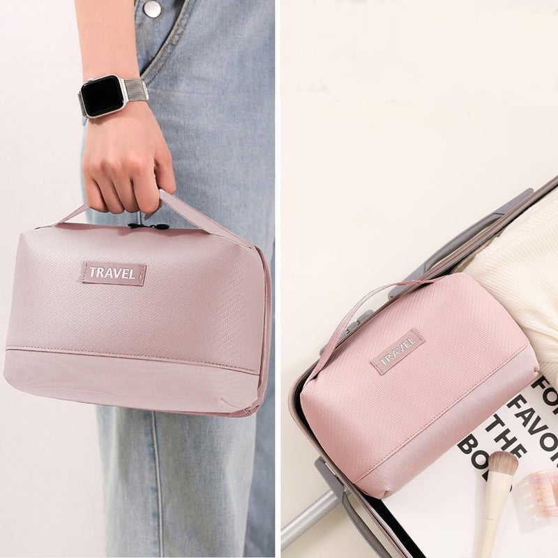 Water-Resistant Electronic Organizer Bag for Tech Accessories, Travel Pouch for Chargers, Cables, Power Banks, Hard Drives, Memory Cards, Portable Electronics Storage Case (Pink, 24 x 15 x 11 cm) - Image 4