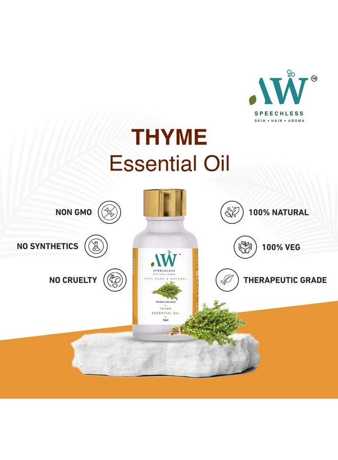 AW_Speechless - Thyme (Thymus Vulgaris) Essential Oil - 10ml I THERAPEUTIC GRADE I - Image 2