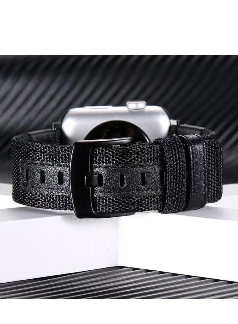 Nylon Solo Loop Stretchy Straps For Apple Watch Band 49mm 45mm 44mm 42mm, Elastic Wristbands Strap for iwatch Ultra/Ultra 2 Series 9 8 7 6 5 4 3 2 1 SE 2 SE - Image 3