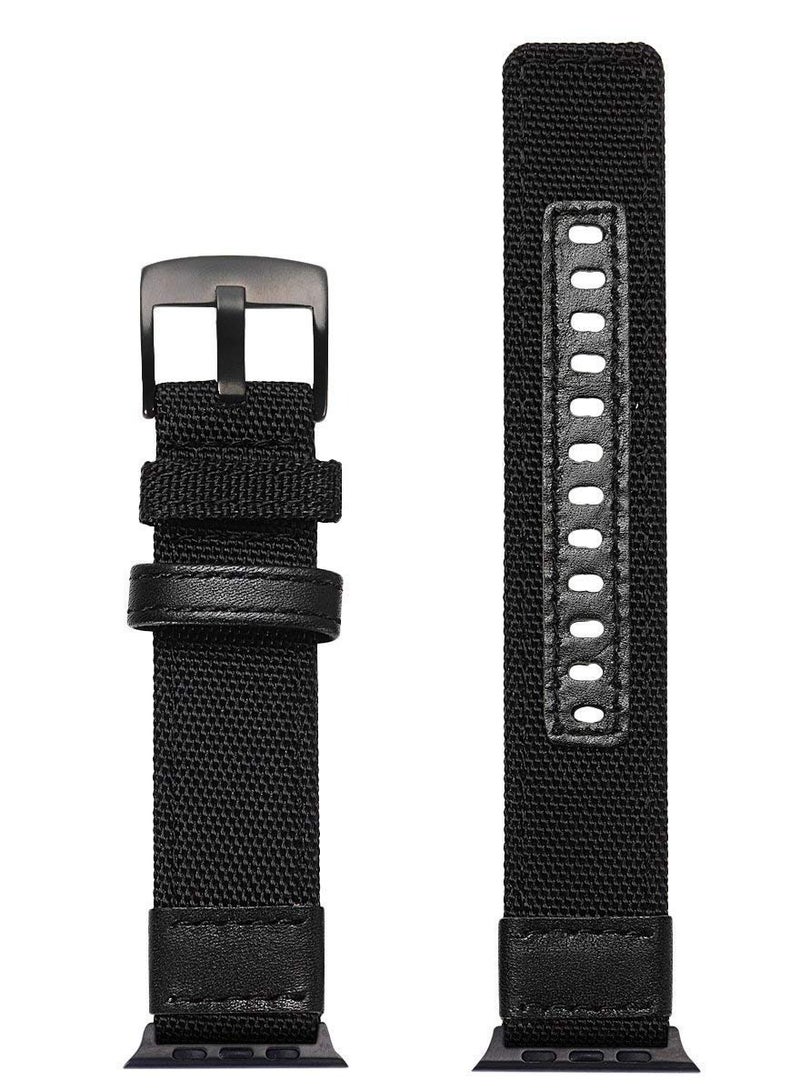 Nylon Solo Loop Stretchy Straps For Apple Watch Band 49mm 45mm 44mm 42mm, Elastic Wristbands Strap for iwatch Ultra/Ultra 2 Series 9 8 7 6 5 4 3 2 1 SE 2 SE - Image 4