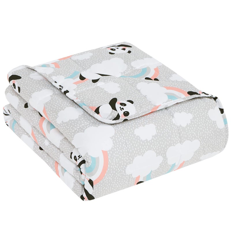 CuteKing Weighted Blanket for Adults Weighted Blanket with Premium Glass Beads  Thick Blanket for Adult All Season15lbs 48x72 HappyPanda