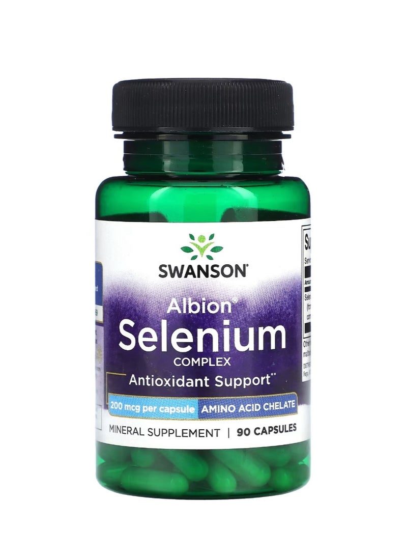سوانسون ألبيون سيلينيوم كومبلكس 200 ميكروجرام، 90 كبسولة - Image 1