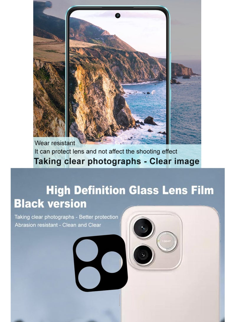 LENS SHIELD هونر 600 لايت - واقي زجاج عدسة الكاميرا الخلفية - زجاج مقسى شفاف HD بصلابة 9H - درع العدسة / واقي زجاج الكاميرا المقاوم للخدوش / مضاد للخدش / متوافق مع الحافظة - Image 4