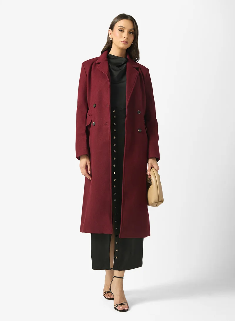 ELLA Longline Trench Coar