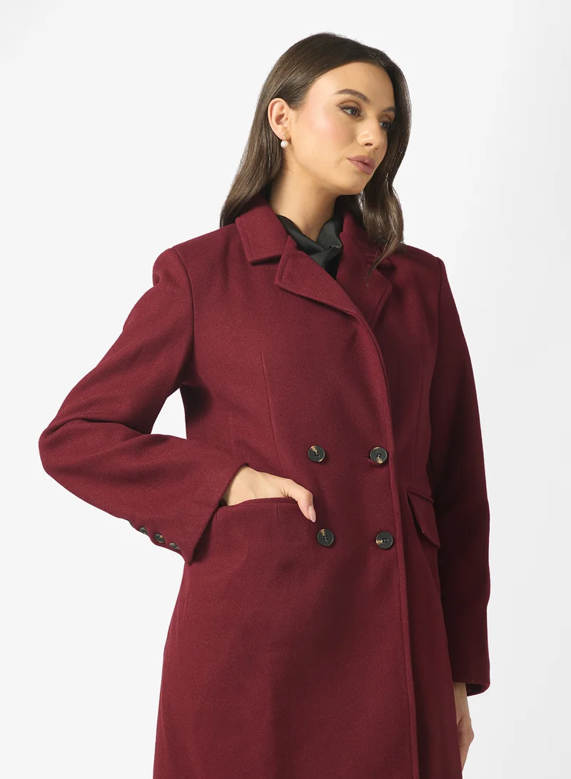 ELLA Longline Trench Coar