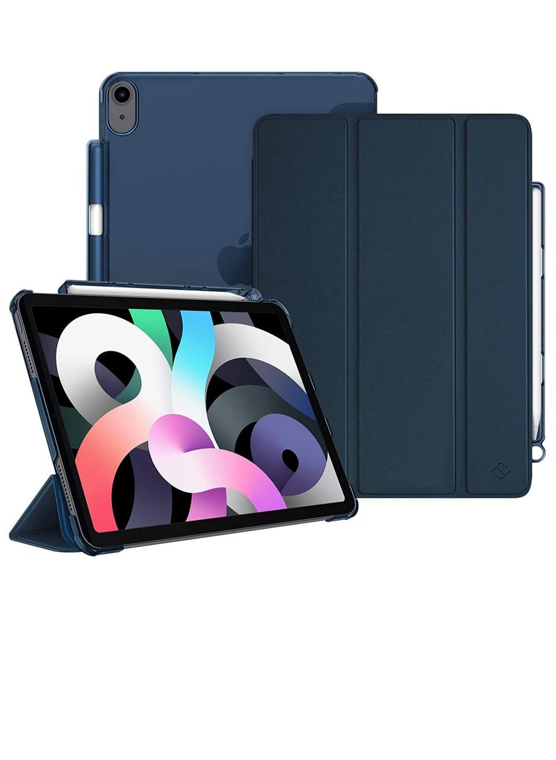 Raxoom iPad Air case 4th generation 10.9 2020 case with pen holder (supports 2nd Gen Pencil) - Image 1